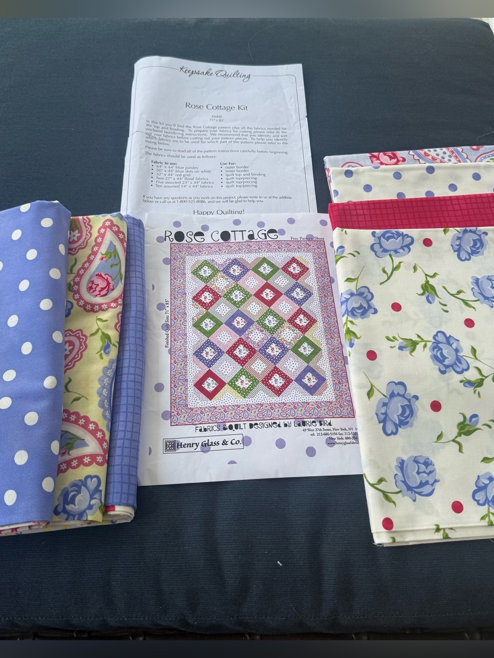 🆕Rose Cottage Quilt Kit🆕 - Picture 12 of 15